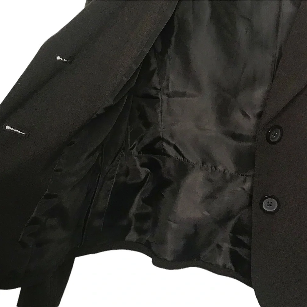 Rafaella Brown Blazer Coat Jacket Size 4 Petite